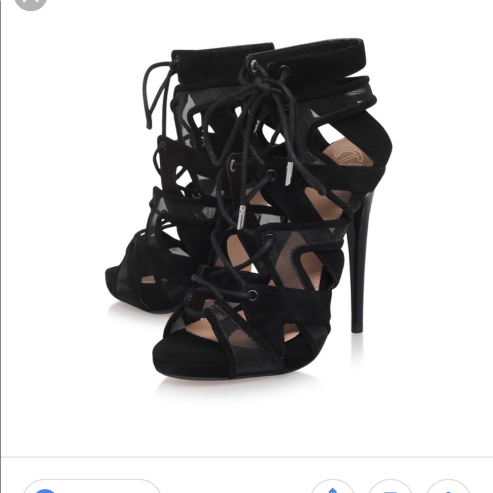Brand New Kurt Geiger Hoxton Black Heels/ Size 36